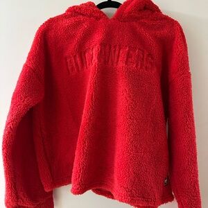 Tampa Bay Buccaneers Red Fleece Womens Hoodie